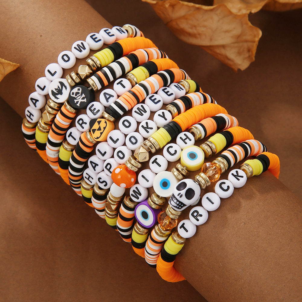 Bracelet Suit Skull Bat Spider Halloween