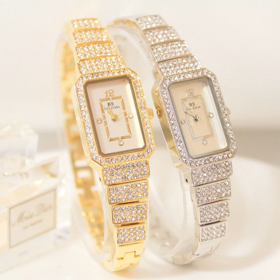 Full diamond ladies watch quartz watch