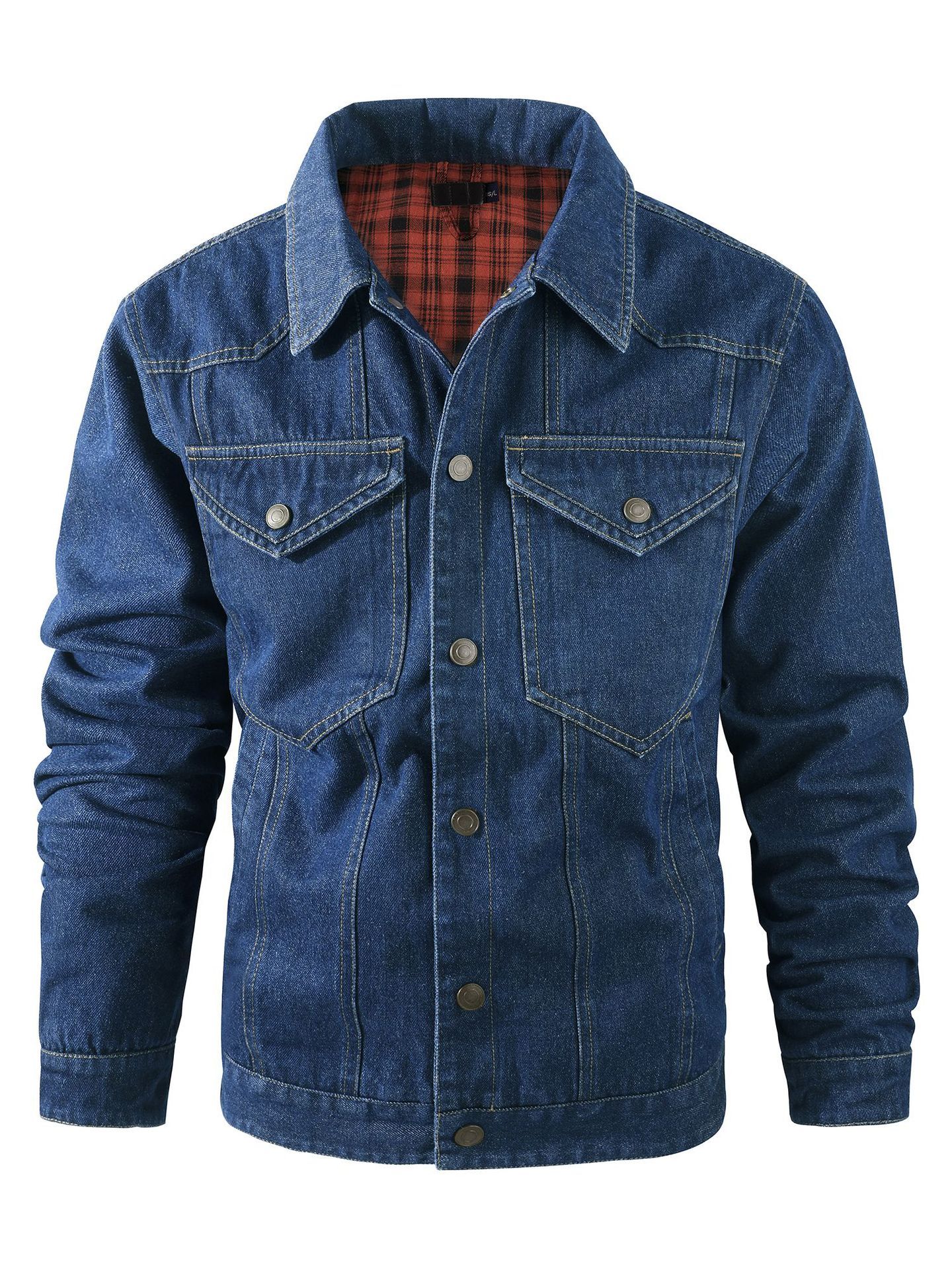 Men's Plus Size Casual Jacket Denim