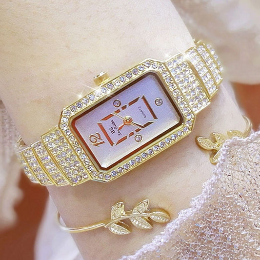 Full diamond ladies watch quartz watch