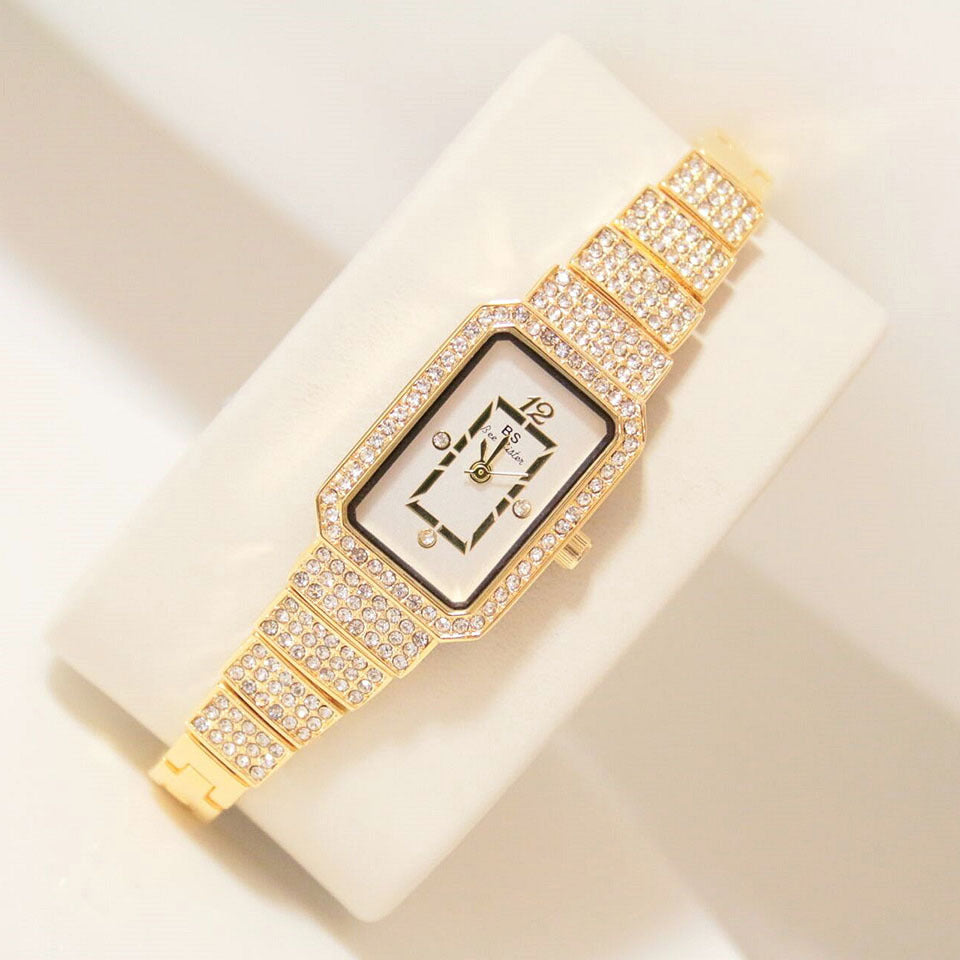 Full diamond ladies watch quartz watch