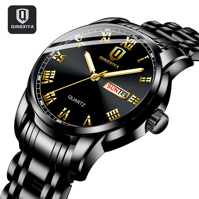 QINGXIYA Watch Trend Korean Quartz Men&#039;s Watch Waterproof Student Men&#039;s Watch