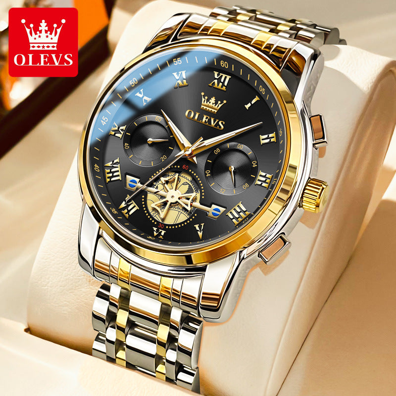 Multi-functional Waterproof Quartz Watch Luminous Non-mechanical Watch Men&amp;amp;amp;#039;s Watch Male