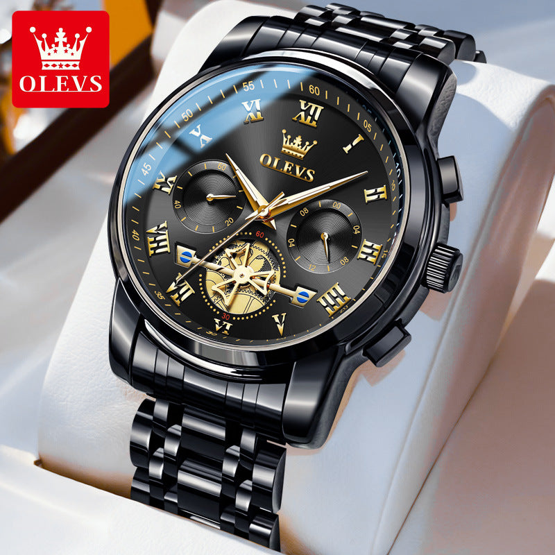 Multi-functional Waterproof Quartz Watch Luminous Non-mechanical Watch Men&amp;amp;amp;#039;s Watch Male