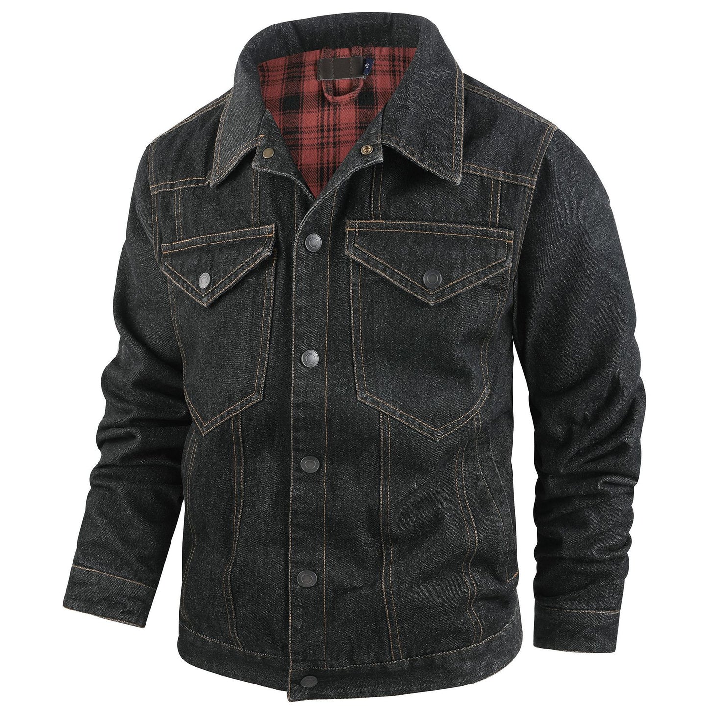 Men's Plus Size Casual Jacket Denim