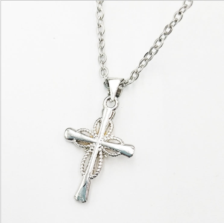 Octagonal Star Cross Alloy Pendant