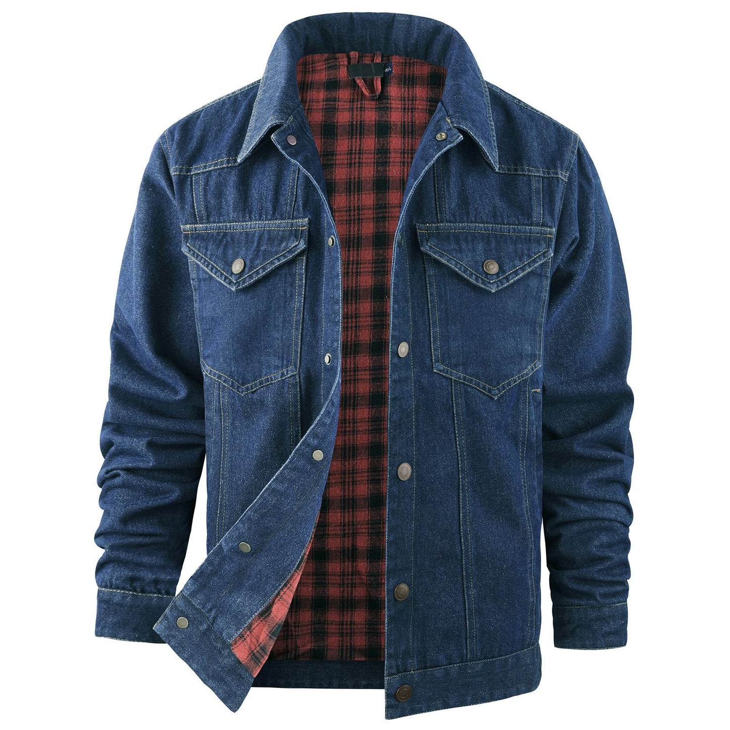 Men's Plus Size Casual Jacket Denim